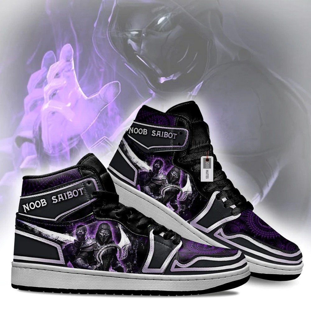 JWFancy Noob Saibot Mortal Kombat  AJ1 High Sneakers Shoes For Men And Women