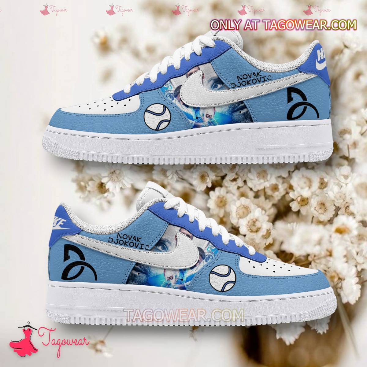 JWFancy Novak Djokovic Air Low-Top Sneakers Shoes For Men And Women