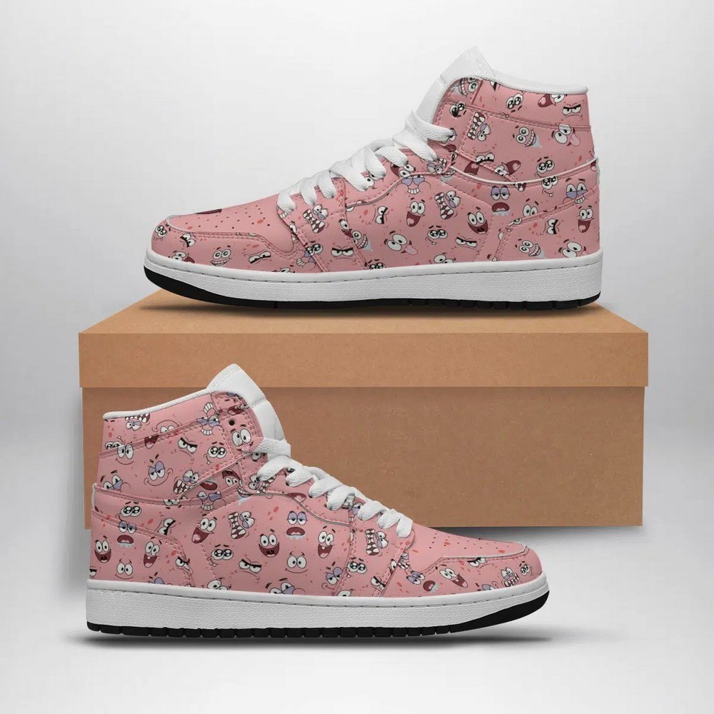 JWFancy Patrick Faces AJ1 High Sneakers Shoes For Men And Women
