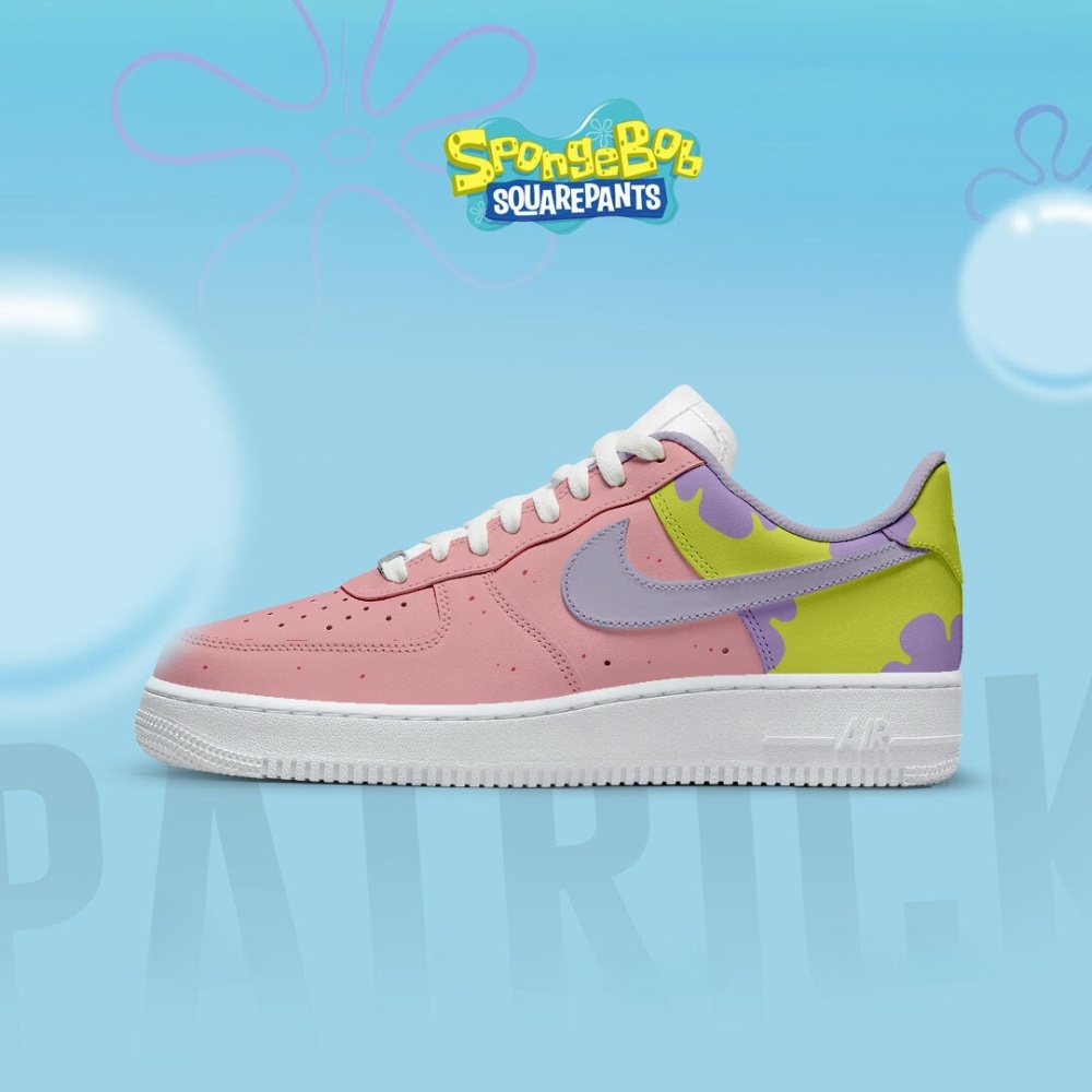 JWFancy Patrick Star Air Low-Top Sneakers Shoes For Men And Women