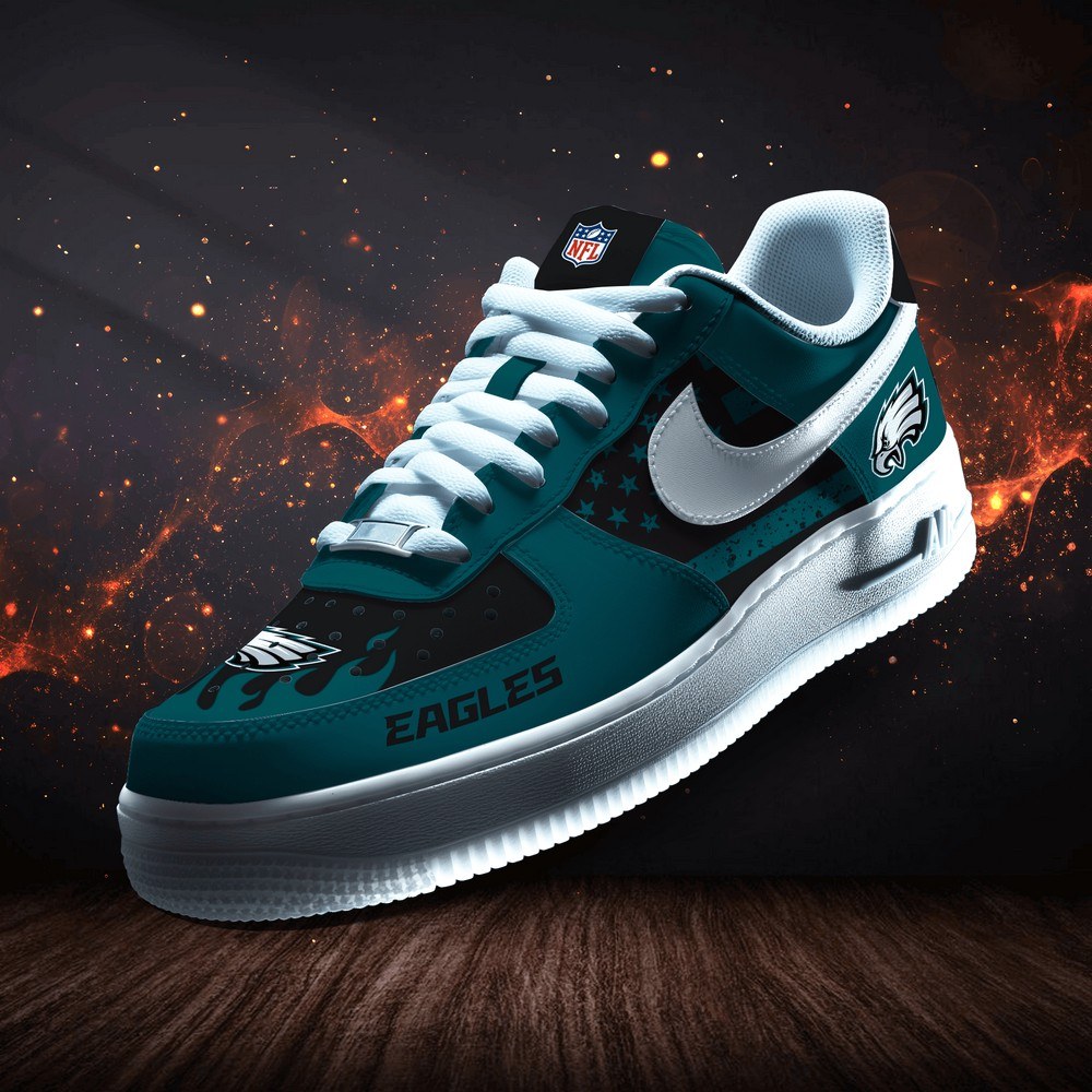 JWFancy Philadelphia Eagles Version 9 Air Low-Top Sneakers Shoes For Men And Women