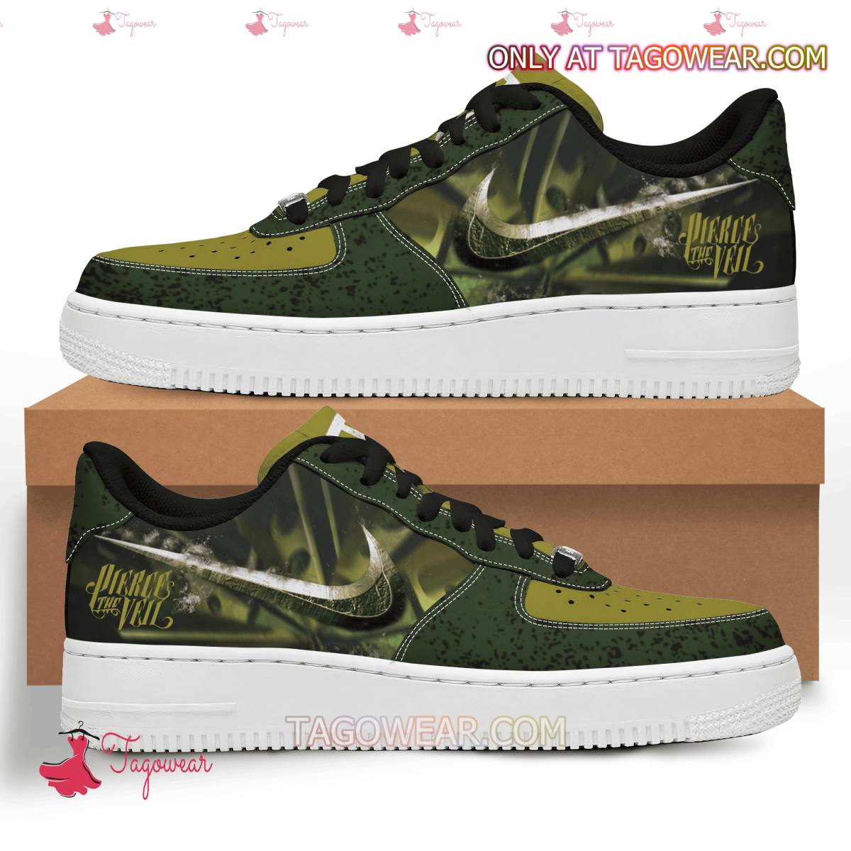 JWFancy Pierce The Veil Air Low-Top Sneakers Shoes For Men And Women