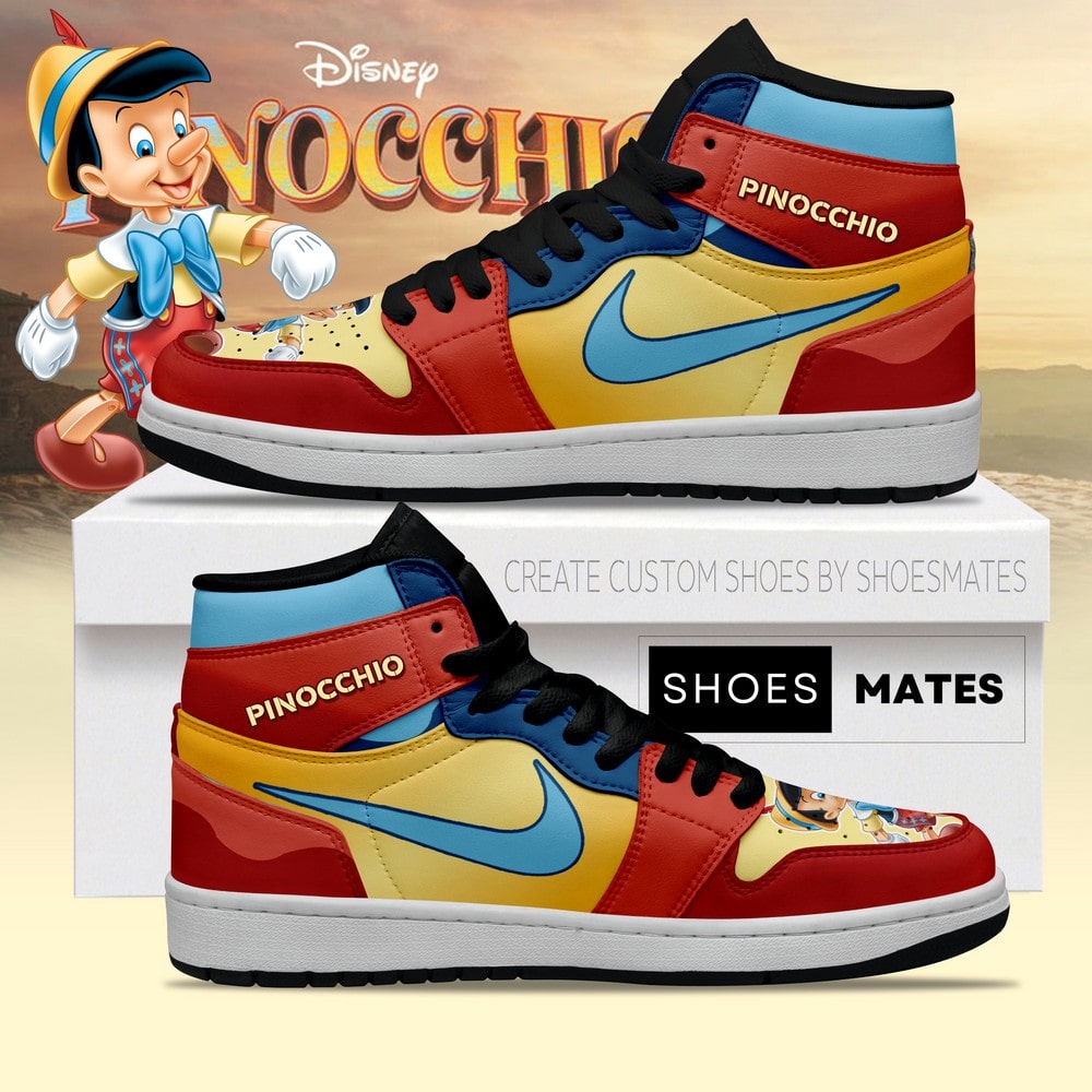 JWFancy Pinocchio AJ1 High Sneakers Shoes For Men And Women