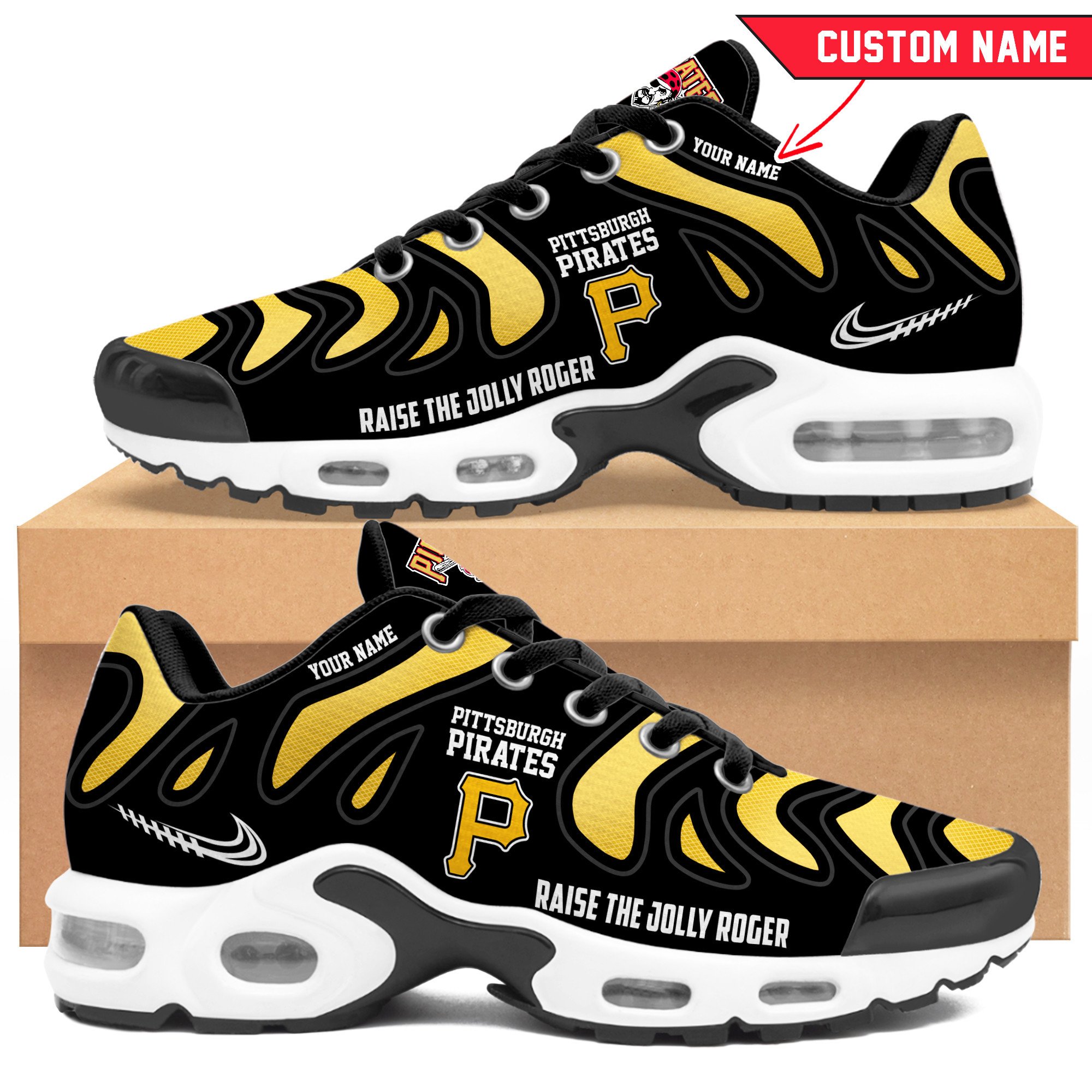 JWFancy Pittsburgh Pirates TN Shoes Sneakers For Men And Women