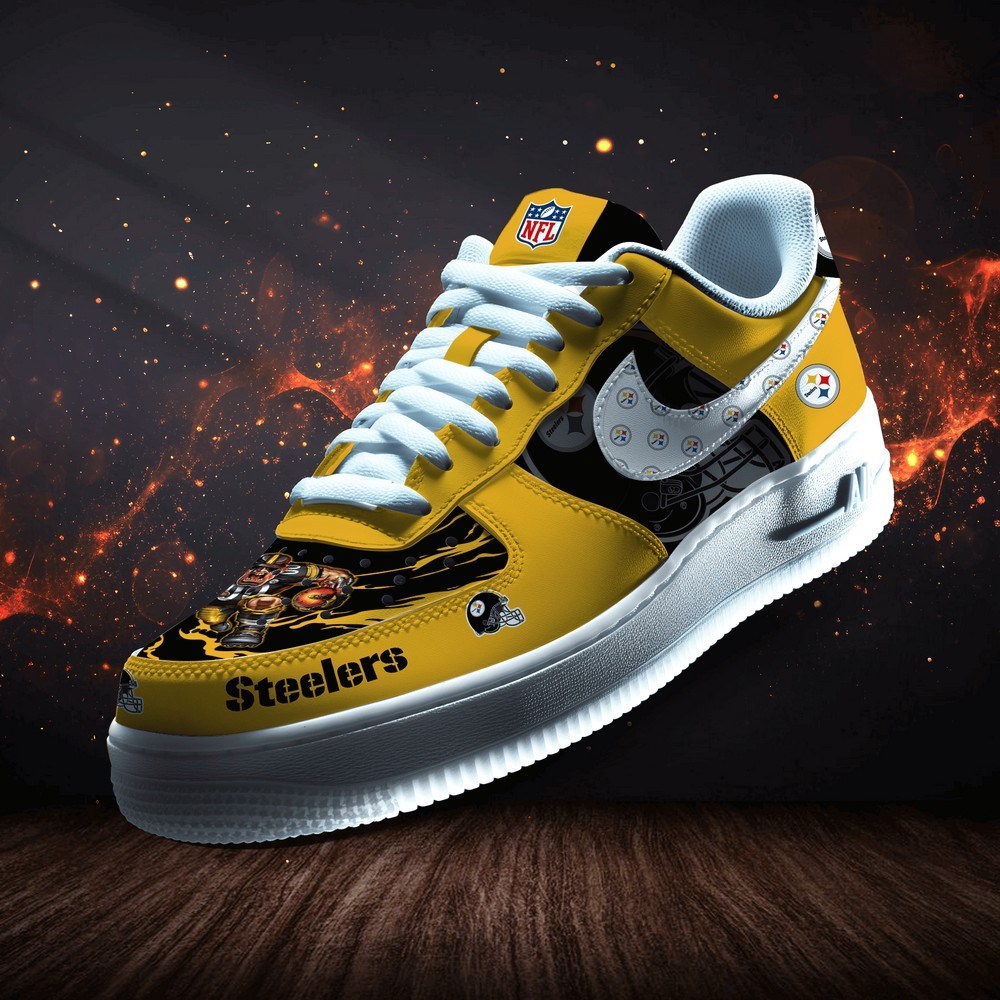 JWFancy Pittsburgh Steelers Air Low-Top Sneakers Shoes For Men And Women