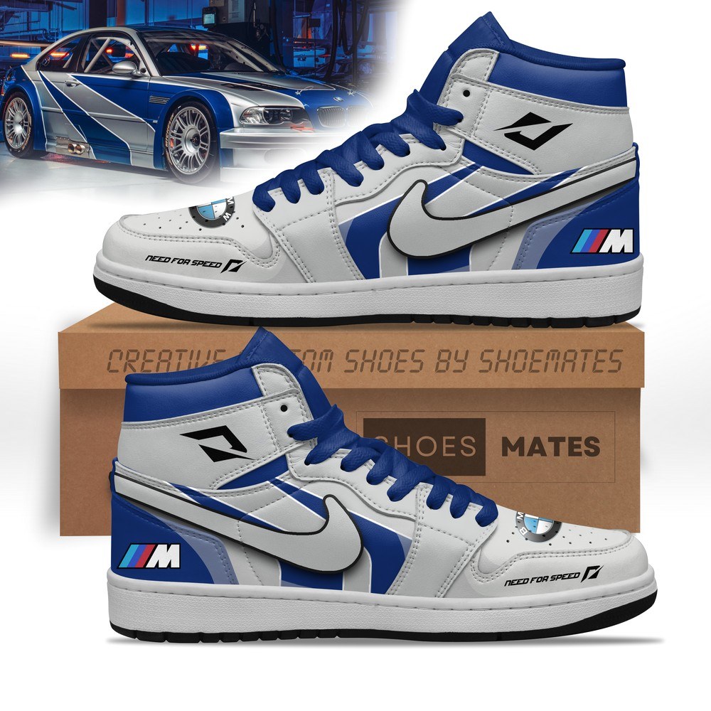 JWFancy Player BMW M3 AJ1 High Sneakers Shoes For Men And Women