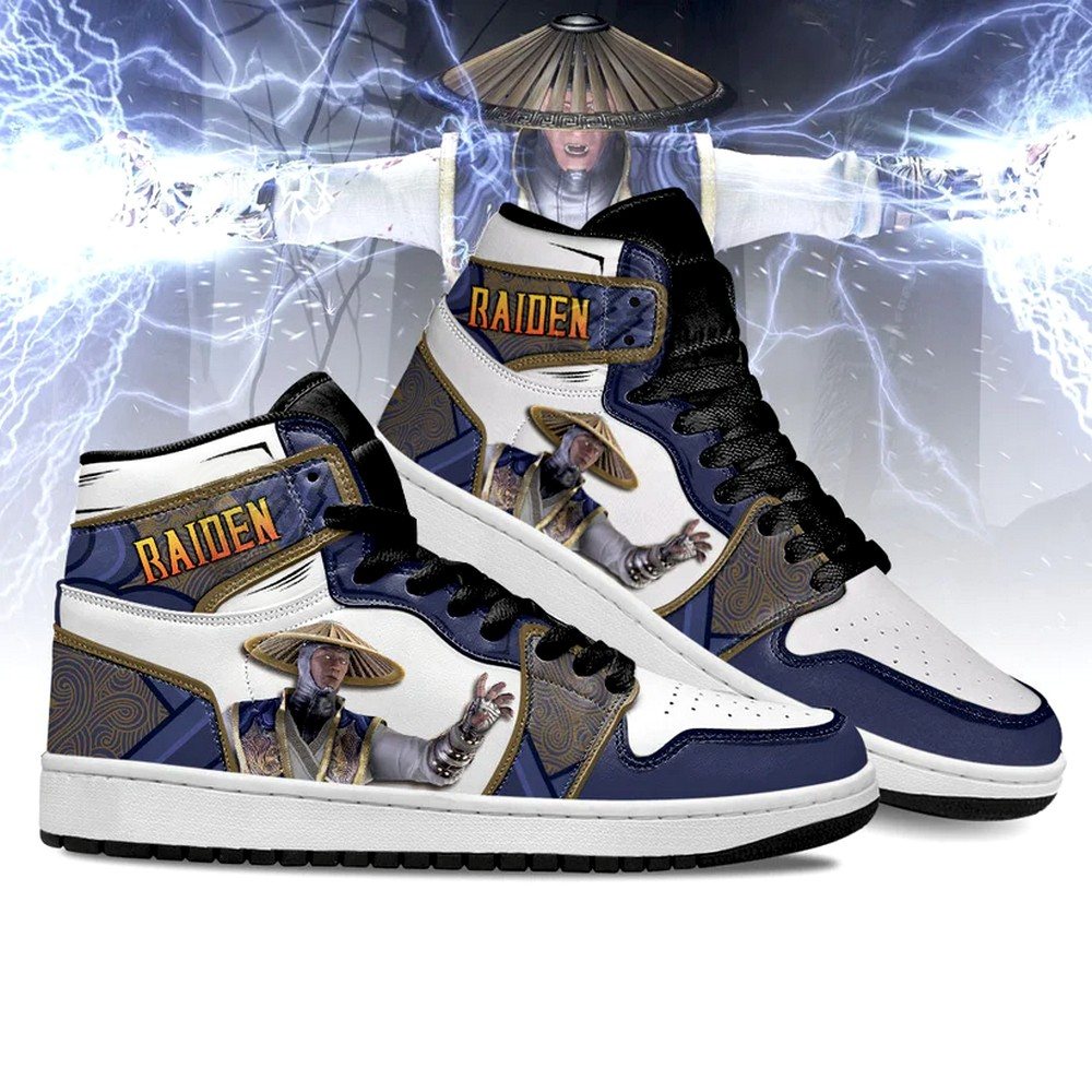 JWFancy Raiden Mortal Kombat Version 3 AJ1 High Sneakers Shoes For Men And Women