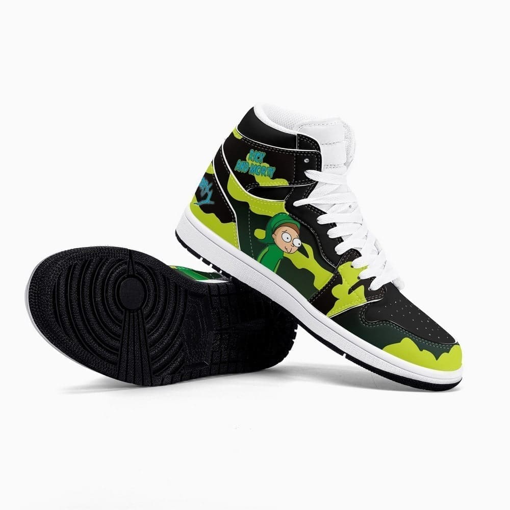 JWFancy Rick and Morty AJ1 High Sneakers Shoes For Men And Women