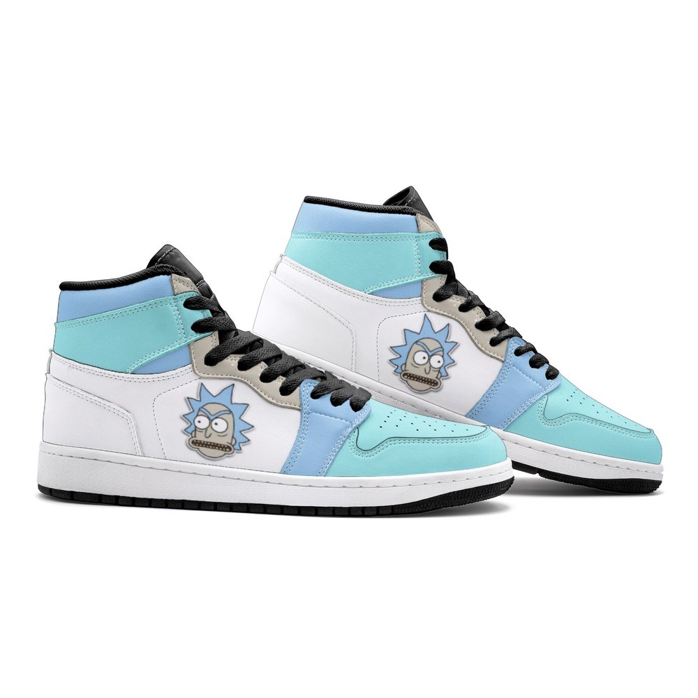 JWFancy Rick Got Angry Rick And Morty AJ1 High Sneakers Shoes For Men And Women