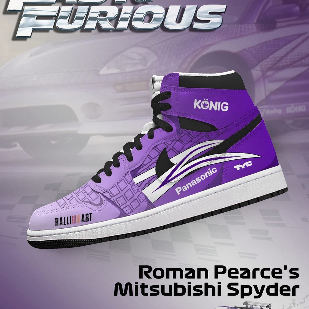 JWFancy Roman Pearce's Spyder AJ1 High Sneakers Shoes For Men And Women