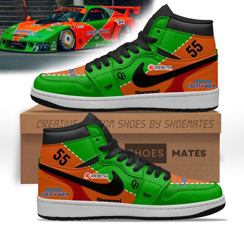 JWFancy RX-7 Hyuma.K Liberty Walk AJ1 High Sneakers Shoes For Men And Women