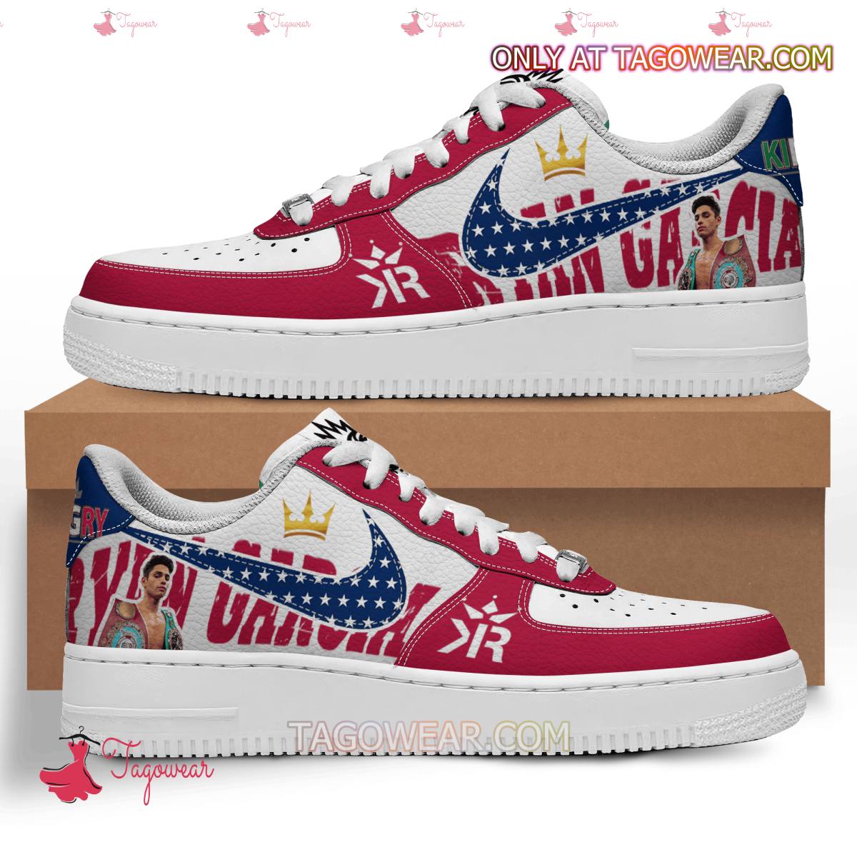JWFancy Ryan Garcia Kingry Air Low-Top Sneakers Shoes For Men And Women