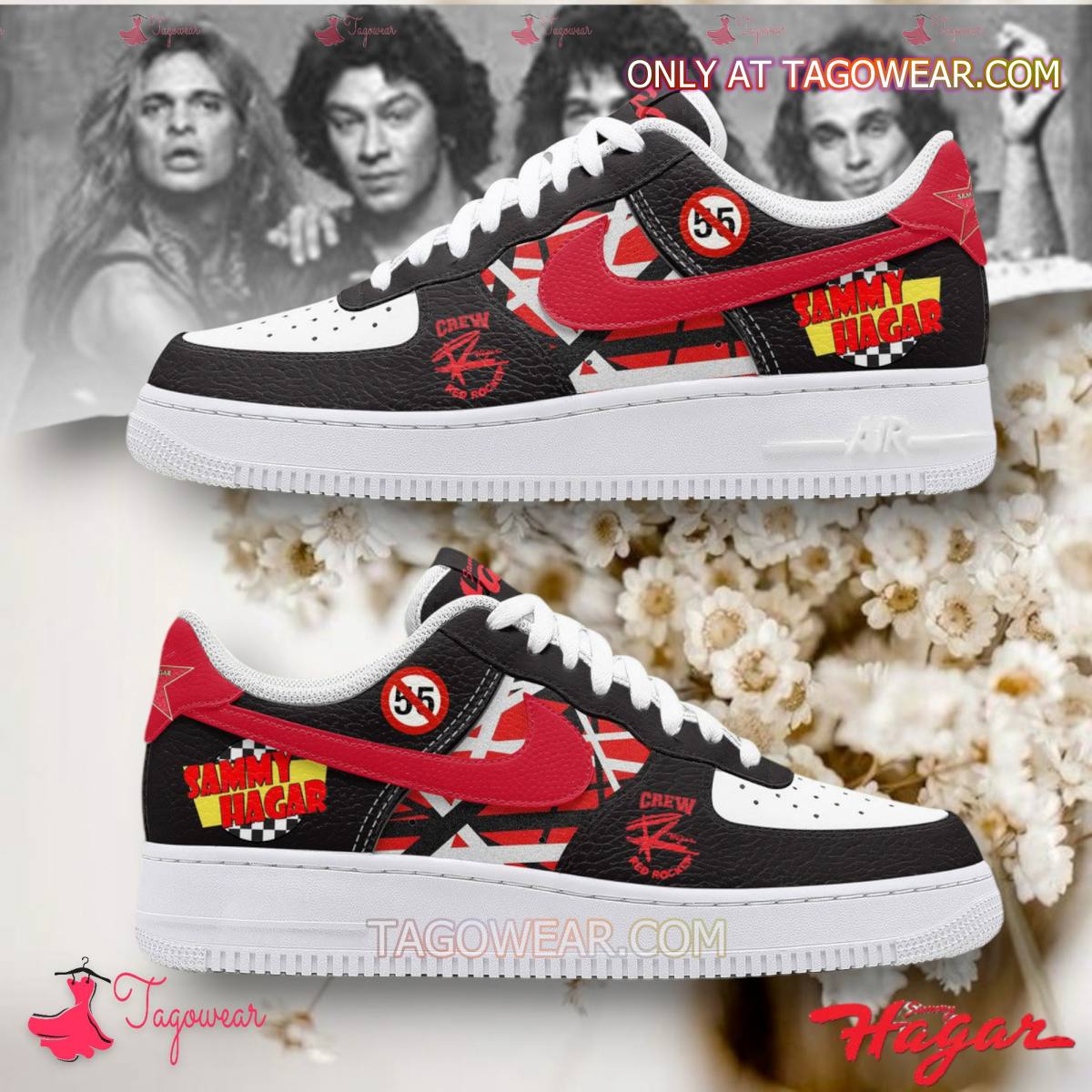 JWFancy Sammy Hagar Air Low-Top Sneakers Shoes For Men And Women