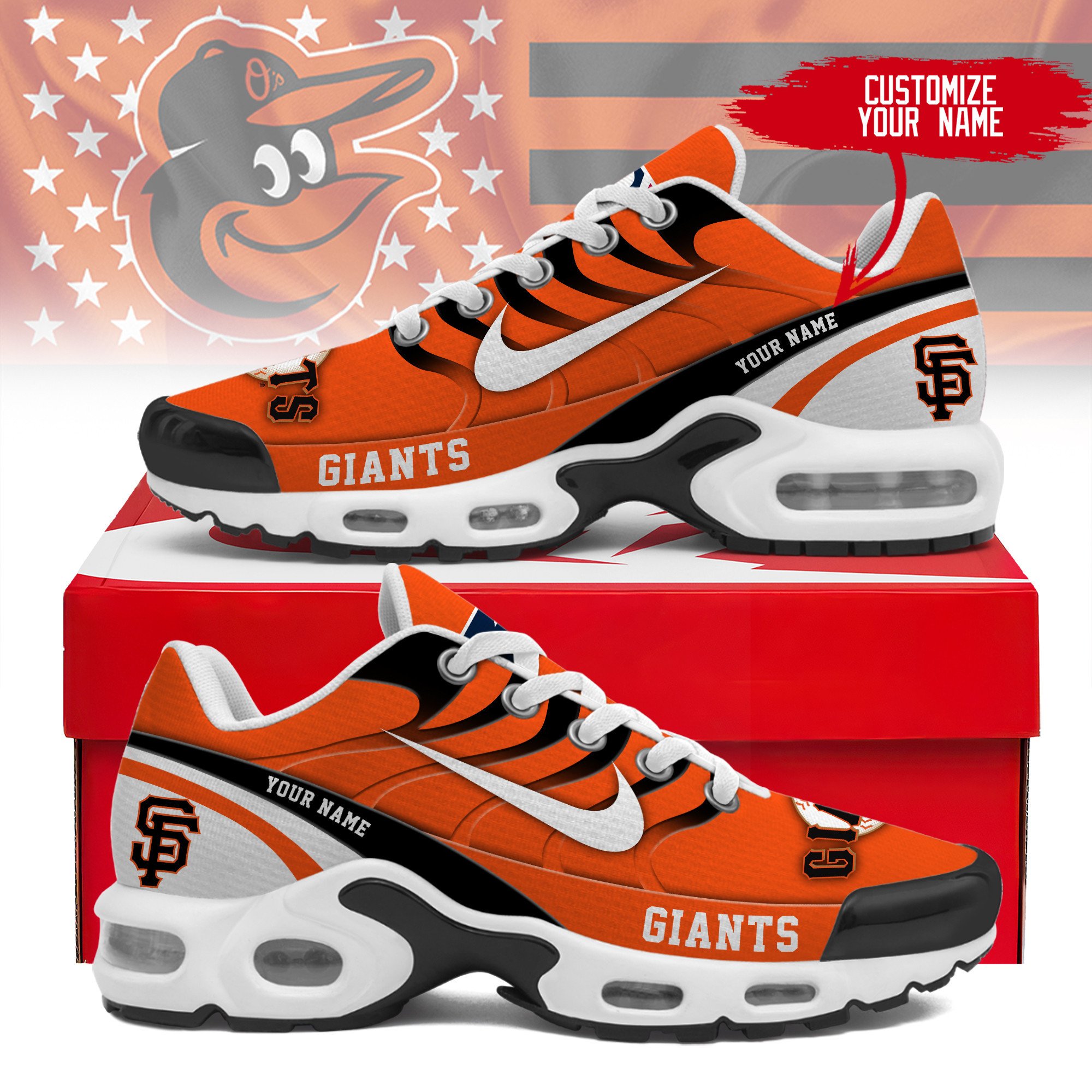 JWFancy San Francisco Giants TN Shoes Sneakers For Men And Women