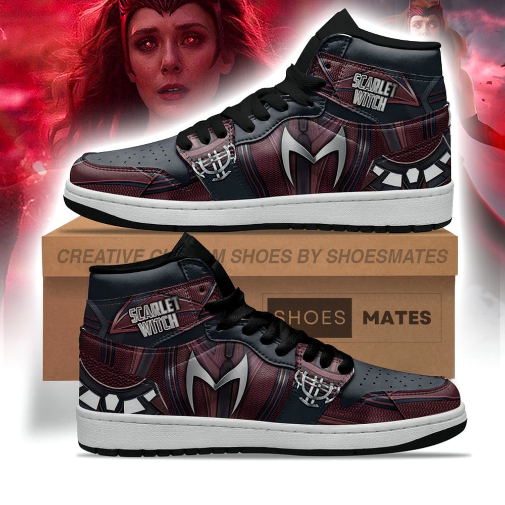 JWFancy Scarlet Witch AJ1 High Sneakers Shoes For Men And Women