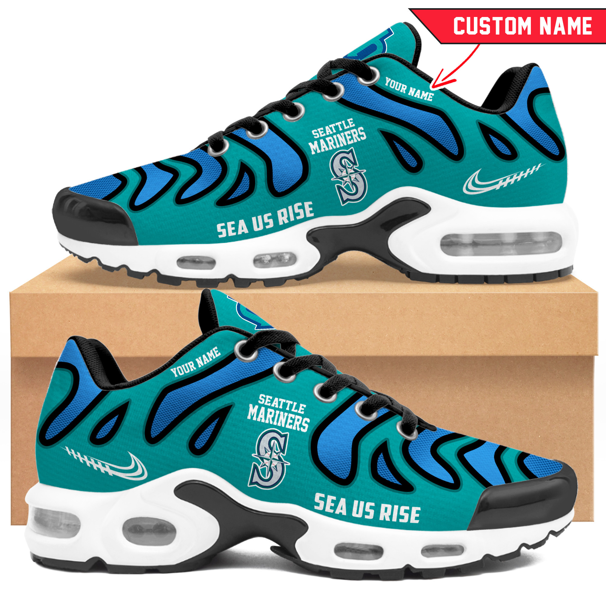 JWFancy Seattle Mariners TN Shoes Sneakers For Men And Women