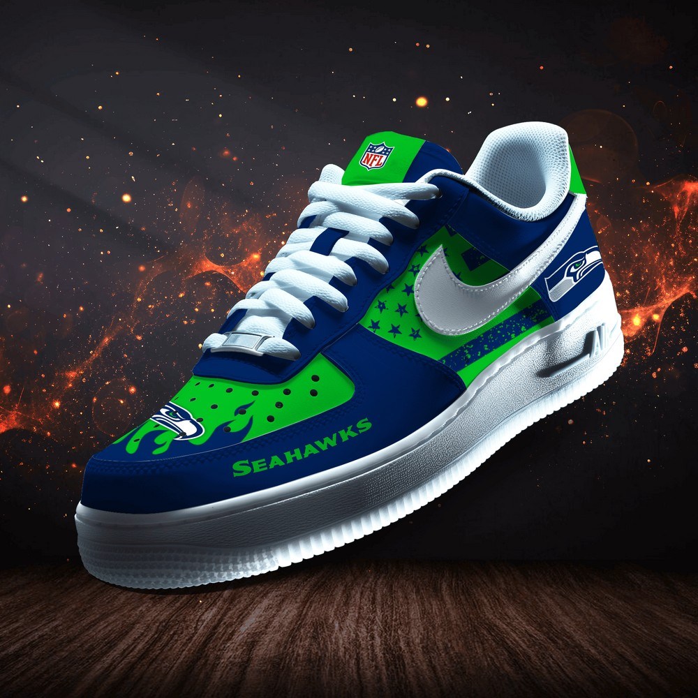 JWFancy Seattle Seahawks Air Low-Top Sneakers Shoes For Men And Women