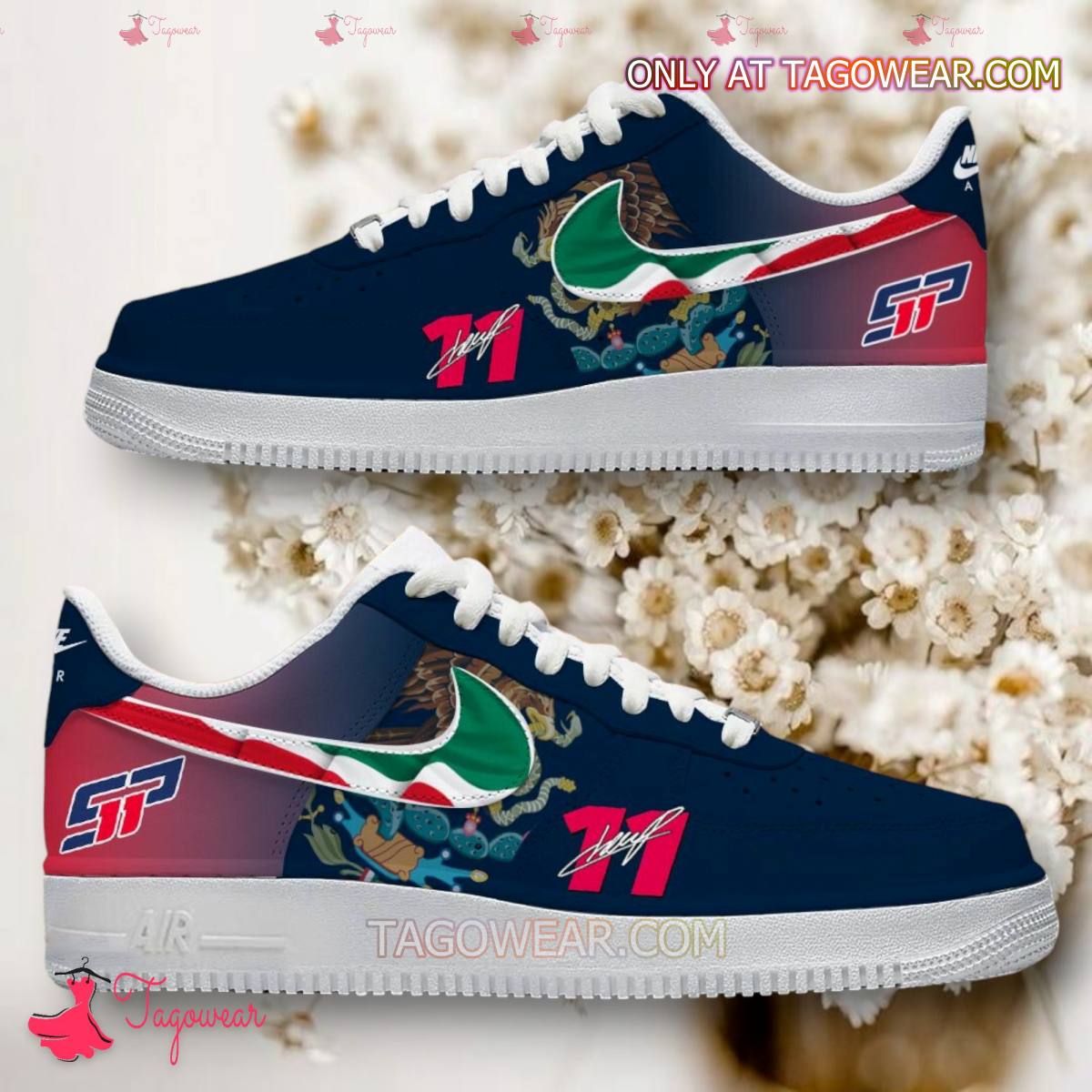 JWFancy Sergio Perez SP11 Air Low-Top Sneakers Shoes For Men And Women