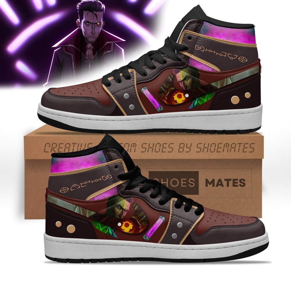 JWFancy Silco Arcane AJ1 High Sneakers Shoes For Men And Women