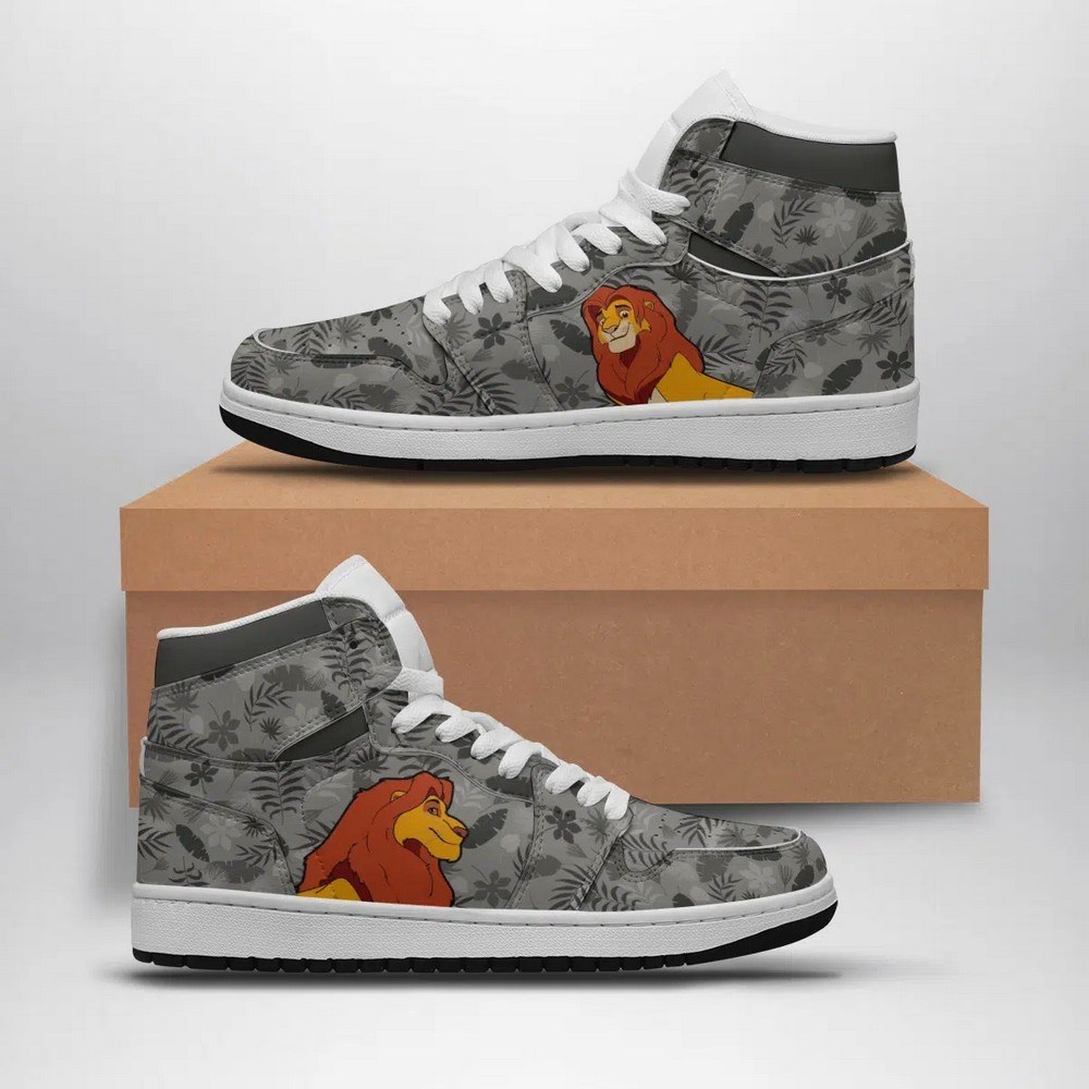JWFancy Simba Disney AJ1 High Sneakers Shoes For Men And Women