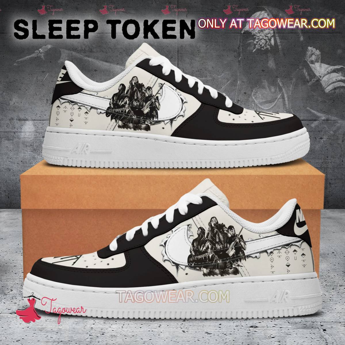 JWFancy Sleep Token Air Low-Top Sneakers Shoes For Men And Women