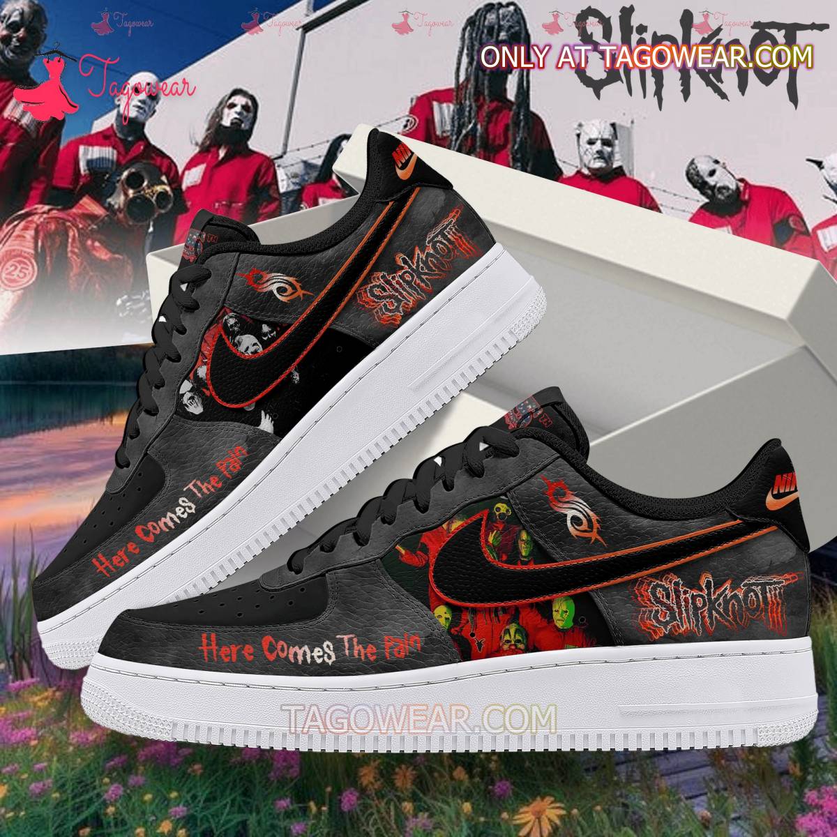 JWFancy Slipknot Air Low-Top Sneakers Shoes For Men And Women
