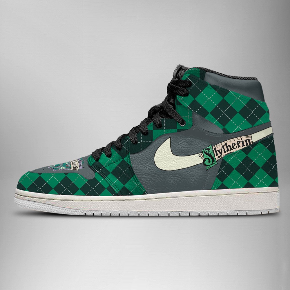 JWFancy Slytherin Harry Potter AJ1 High Sneakers Shoes For Men And Women