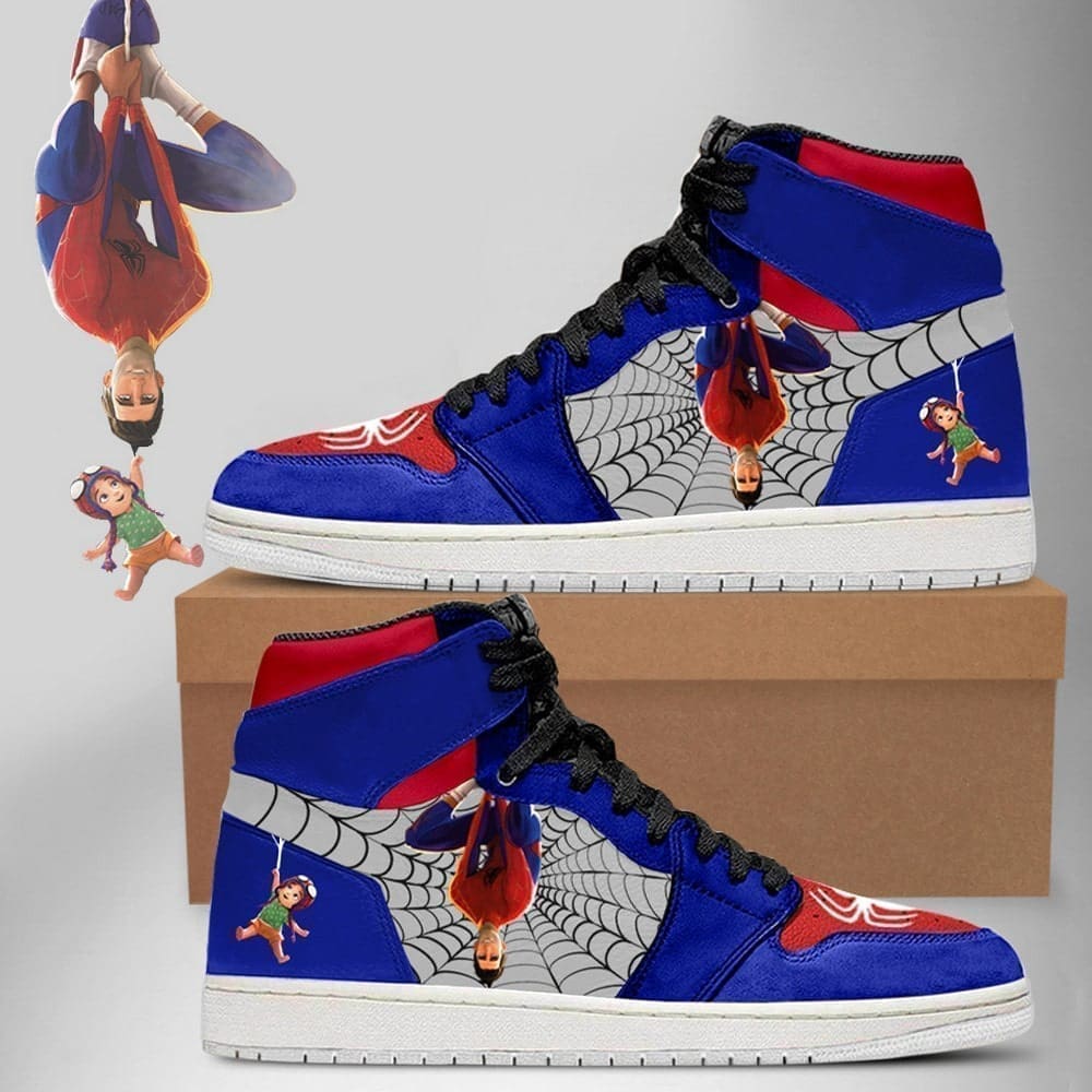 JWFancy Spider-Man Peter B. Parker AJ1 High Sneakers Shoes For Men And Women