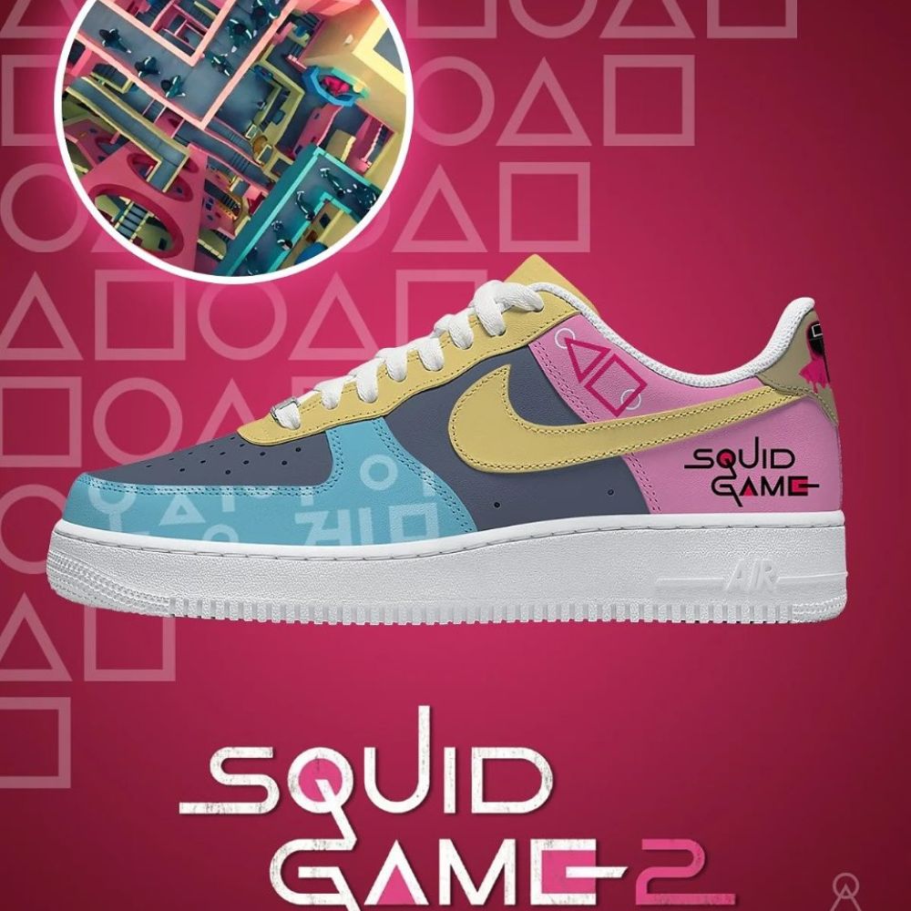 JWFancy Squid Game V2 Air Low-Top Sneakers Shoes For Men And Women