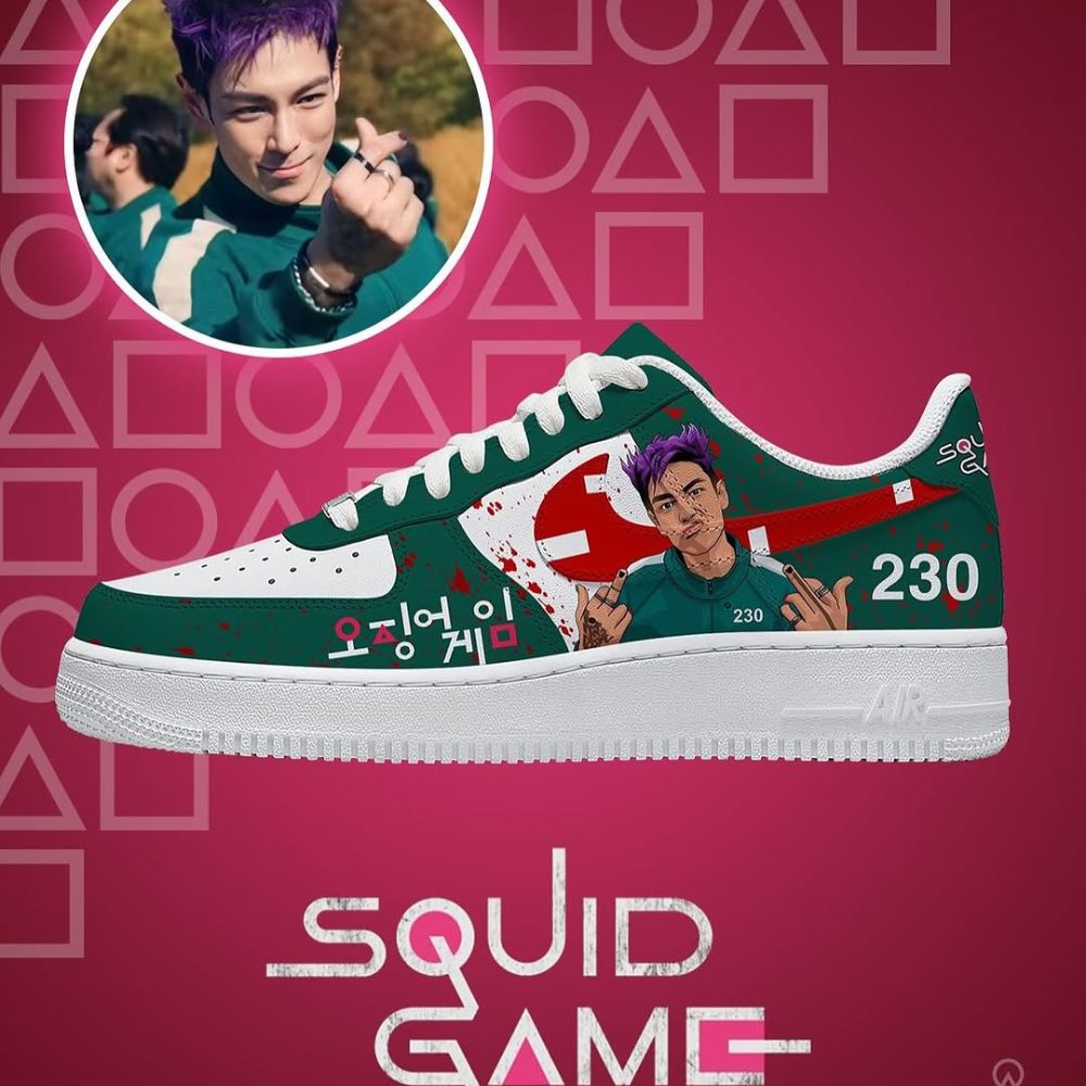 JWFancy Squid Game V5 Air Low-Top Sneakers Shoes For Men And Women