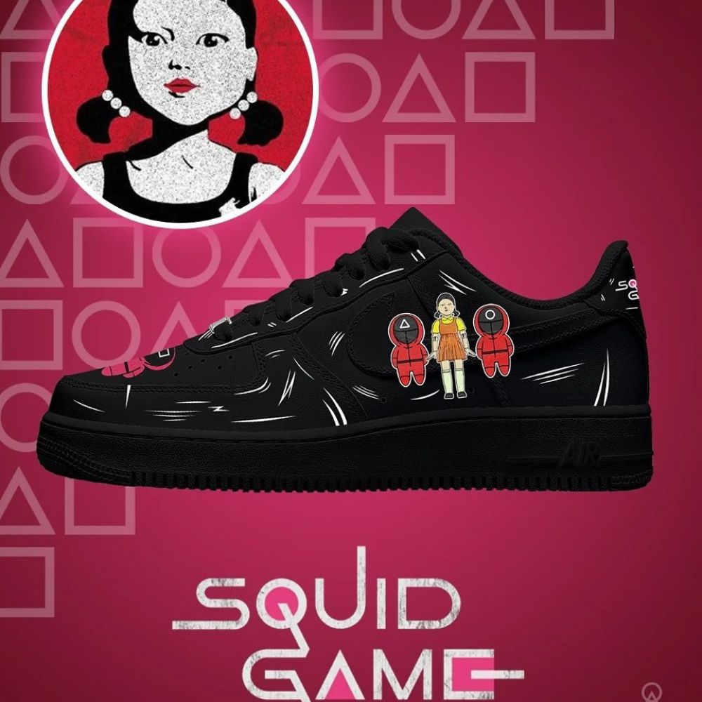 JWFancy Squid Game V6 Air Low-Top Sneakers Shoes For Men And Women