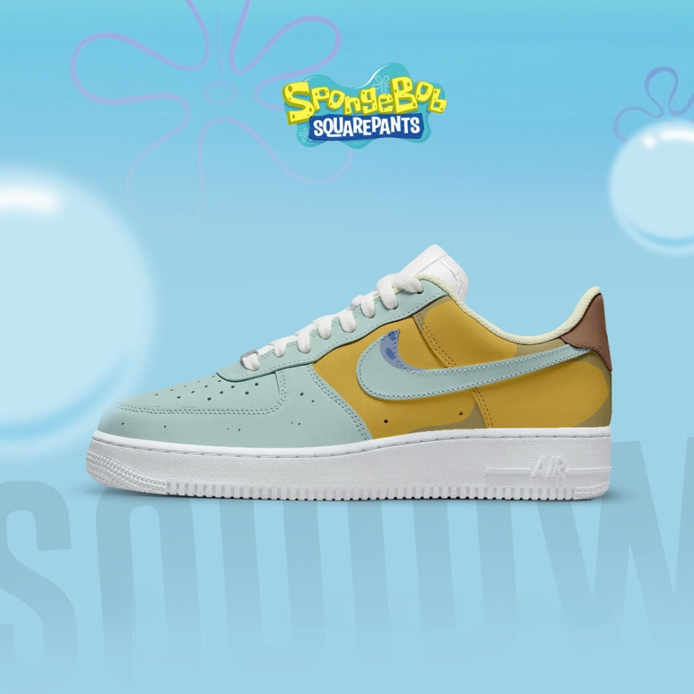 JWFancy Squidward Air Low-Top Sneakers Shoes For Men And Women