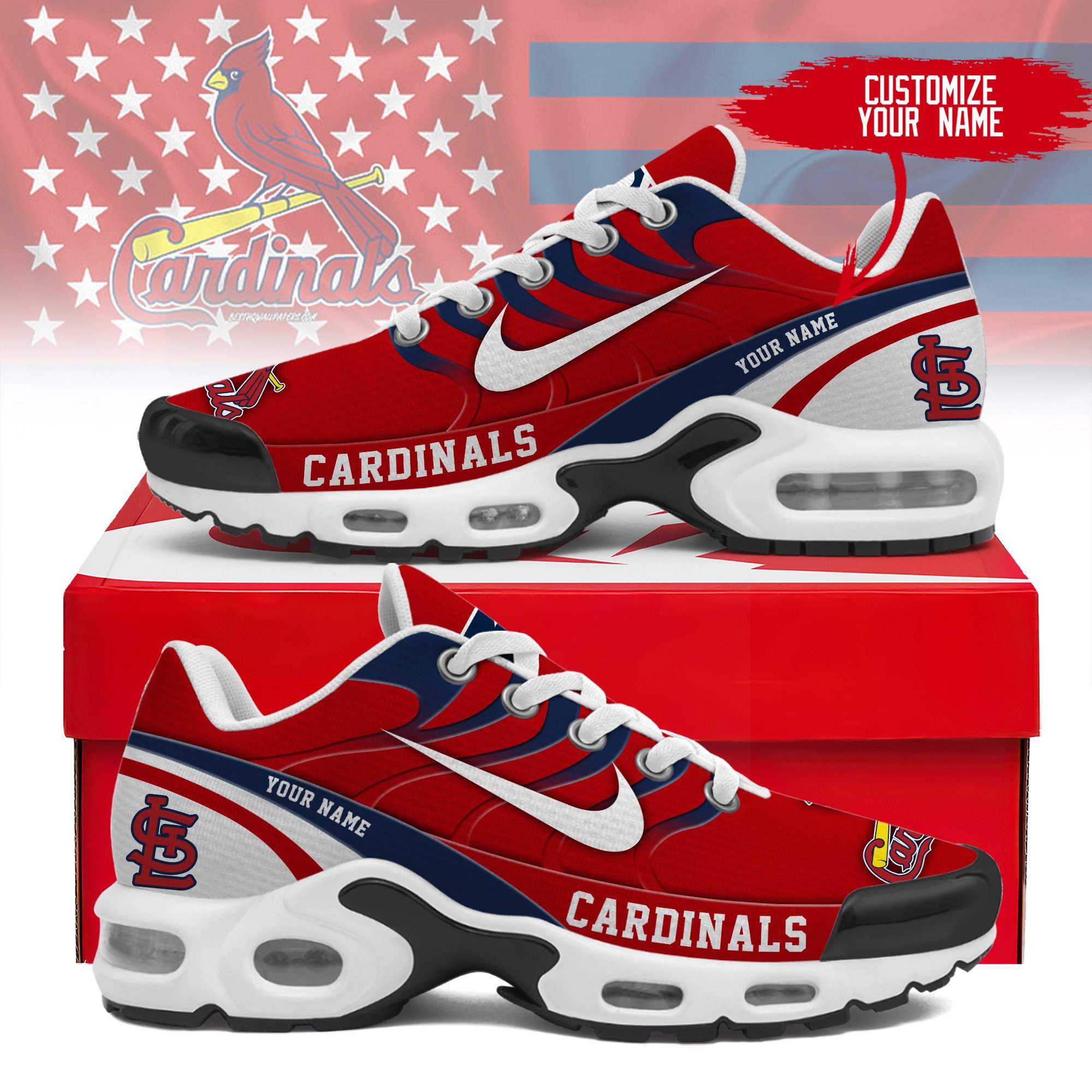JWFancy St.Louis Cardinals TN Shoes Sneakers For Men And Women