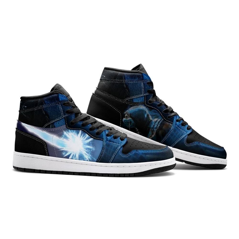 JWFancy Sub Zero Mortal Kombat AJ1 High Sneakers Shoes For Men And Women
