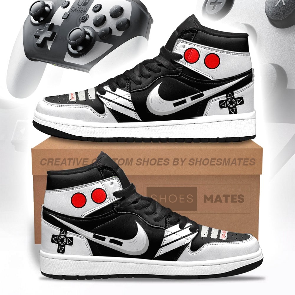 JWFancy Switch Game Controler Nitendo AJ1 High Sneakers Shoes For Men And Women
