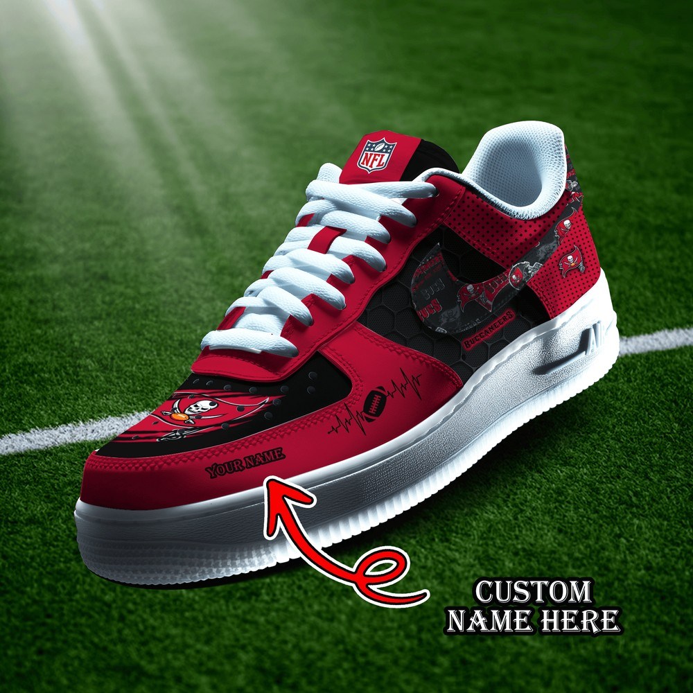 JWFancy Tampa Bay Buccaneers Version 4 Air Low-Top Sneakers Shoes For Men And Women