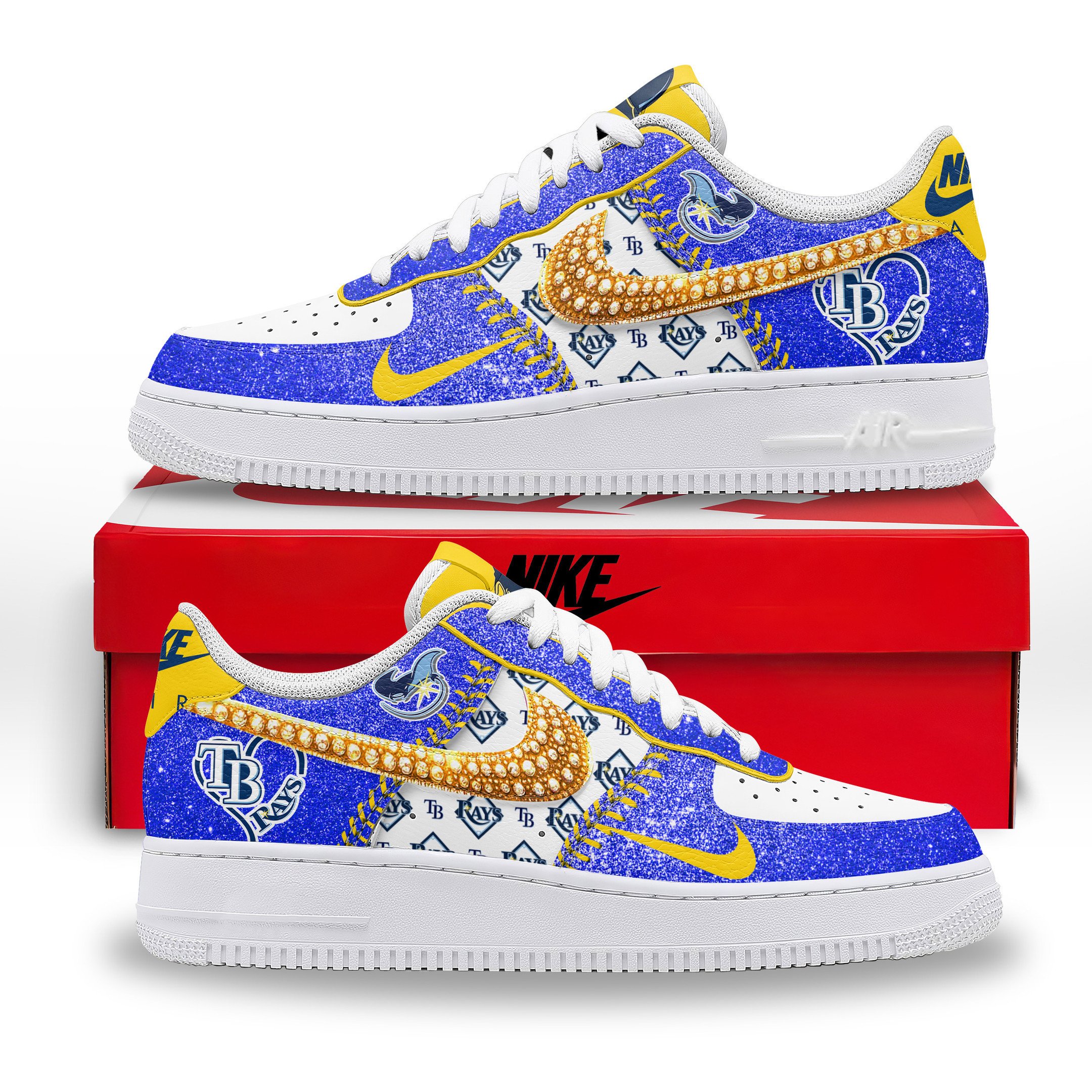 JWFancy Tampa Bay Rays Air Low-Top Sneakers Shoes For Men And Women