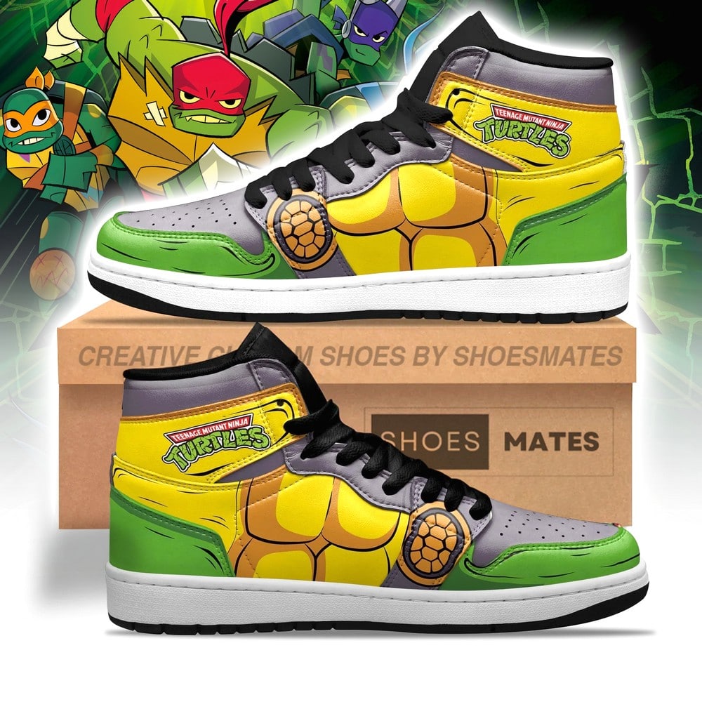 JWFancy Teenage Mutant Ninja Turtles 3 AJ1 High Sneakers Shoes For Men And Women