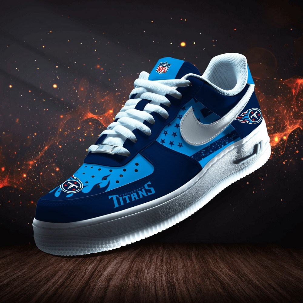 JWFancy Tennessee Titans Air Low-Top Sneakers Shoes For Men And Women