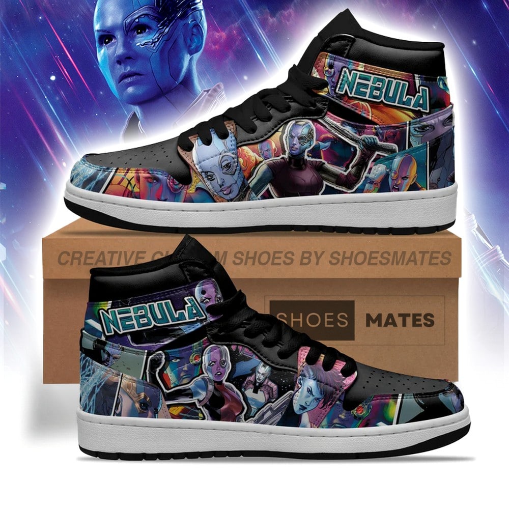 JWFancy The Avengers Nebula AJ1 High Sneakers Shoes For Men And Women