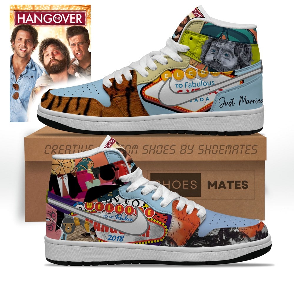 JWFancy The Hangover AJ1 High Sneakers Shoes For Men And Women