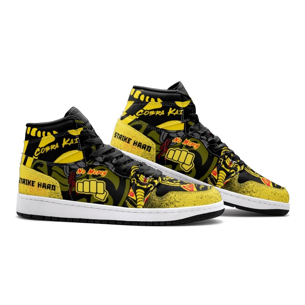 JWFancy The Karate Kid Cobra Kai AJ1 High Sneakers Shoes For Men And Women