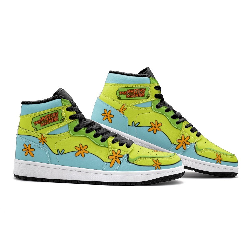JWFancy The Mystery Machine Scooby Doo AJ1 High Sneakers Shoes For Men And Women