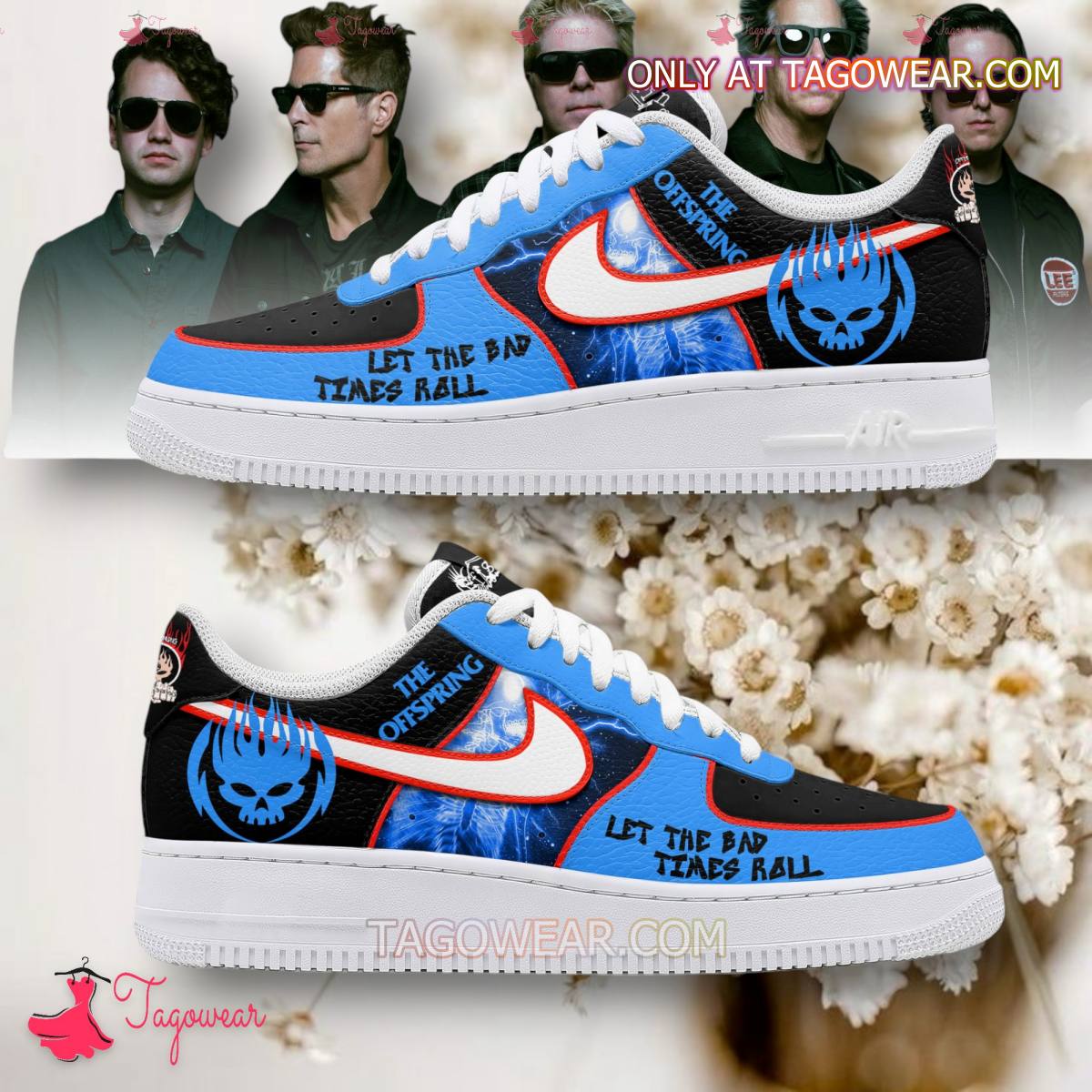 JWFancy The Offspring Air Low-Top Sneakers Shoes For Men And Women