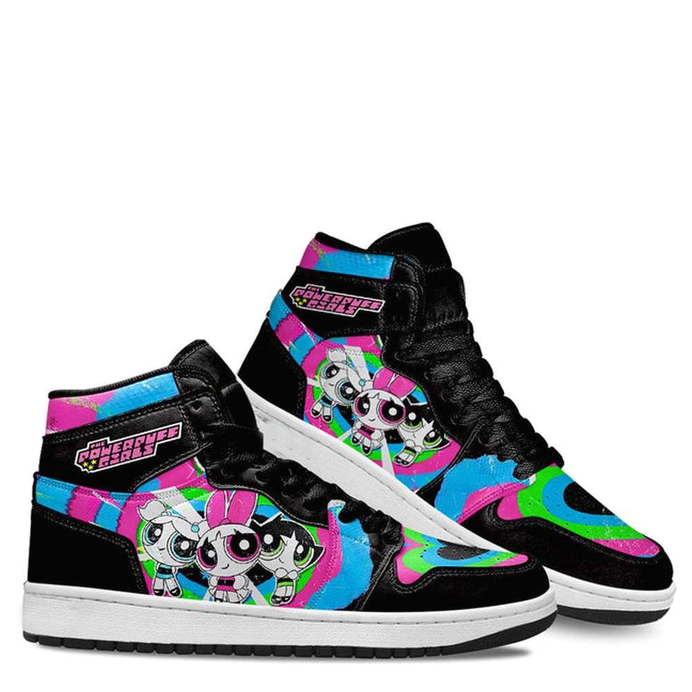 JWFancy The Powerpuff Girls AJ1 High Sneakers Shoes For Men And Women