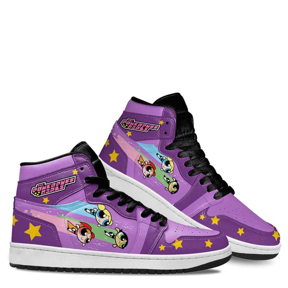 JWFancy The Powerpuff Girls AJ1 High Sneakers Shoes For Men And Women