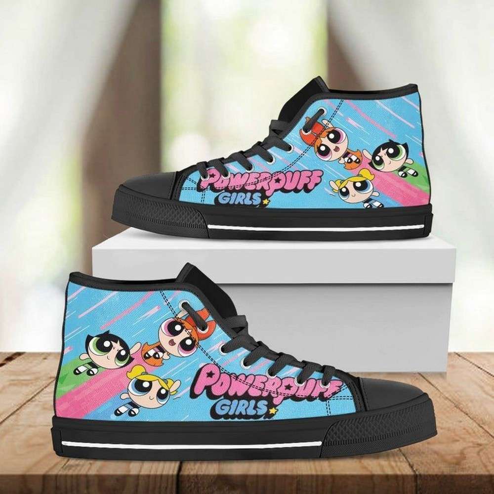 JWFancy The Powerpuff Girls AJ1 High Sneakers Shoes For Men And Women