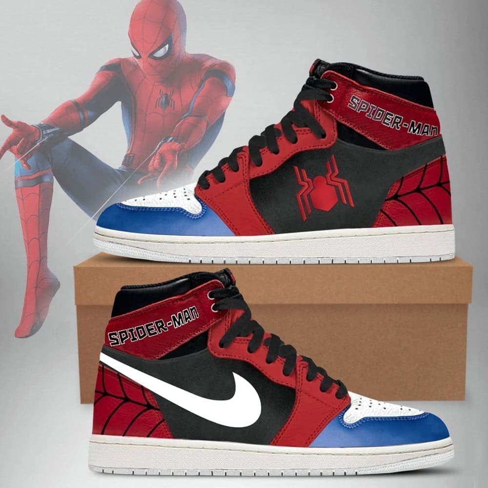 JWFancy Tom Holland Spider-Man AJ1 High Sneakers Shoes For Men And Women