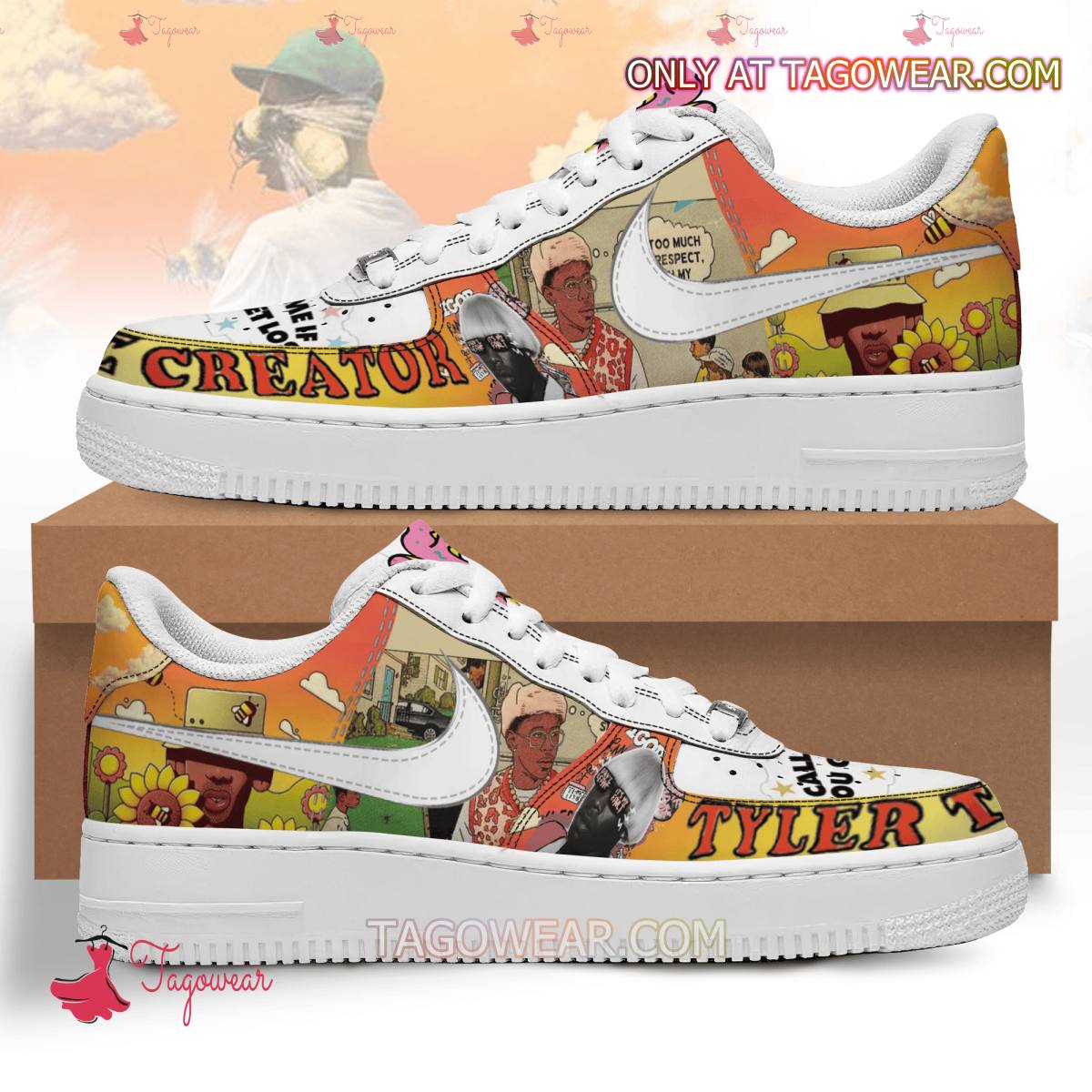 JWFancy Tyler The Creator Air Low-Top Sneakers Shoes For Men And Women