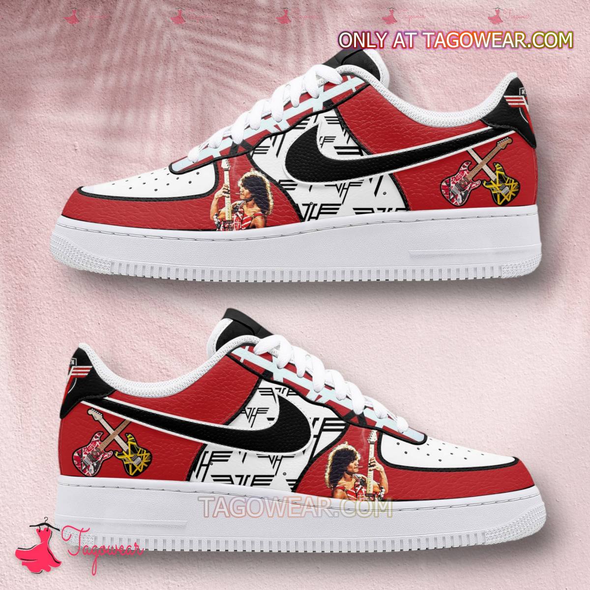 JWFancy Van Halen Air Low-Top Sneakers Shoes For Men And Women